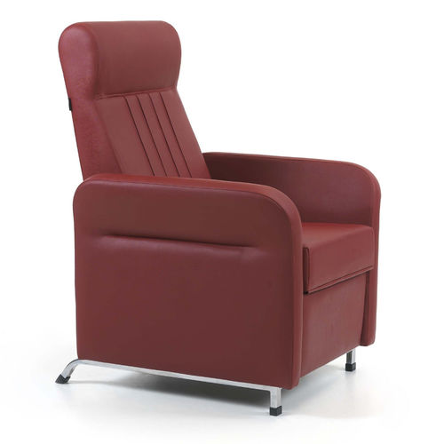 Fabric medical chair - VIZYON - OFISTIM - reclining / with headrest / brown