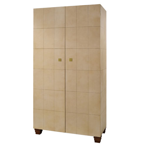 Traditional wardrobe - PARCHEMIN  - Pierre COUNOT BLANDIN - beech / parchment / with swing doors