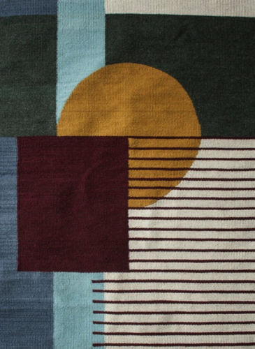 Contemporary rug - FRAGMENTO III  - ARTYCRAFT - geometric / wool / rectangular