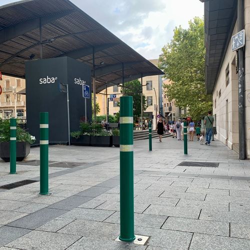 Security bollard - FLORENCIA - FCI URBAN - parking prevention / access control / removable