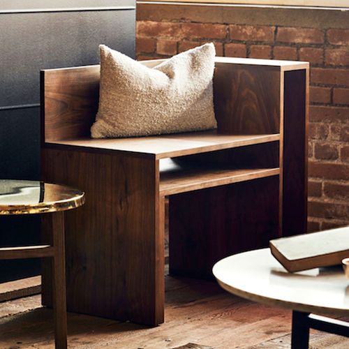 Contemporary chair - ALKO - Jason Mizrahi Designs - indoor / oak / ash
