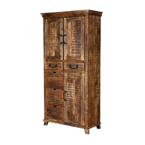 Traditional wardrobe - CELORON - Furniture BoutiQ - solid wood / with swing doors / commercial