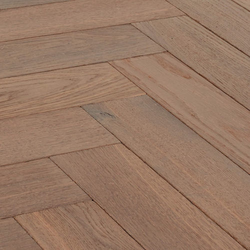 Solid parquet floor - GRIS PASTEL - PA66 - Décoplus Parquets - european oak / herringbone / oiled
