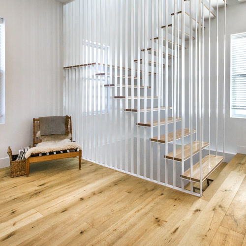 Engineered parquet floor - CHALET NATUREL - Décoplus Parquets - european oak / brushed / varnished