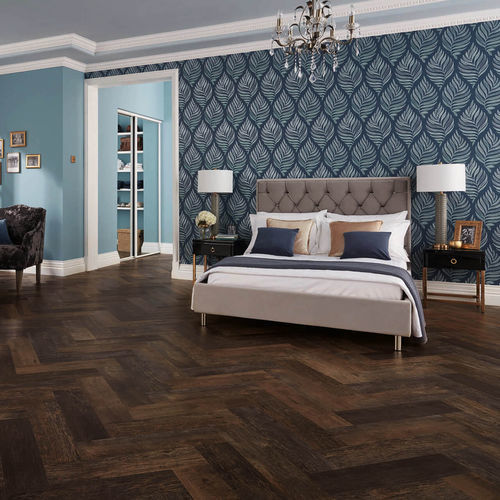 Engineered parquet floor - ESPRESSO - Décoplus Parquets - european oak / herringbone / oiled