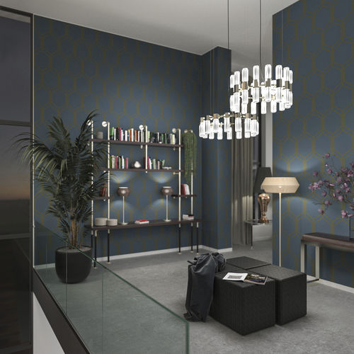 Contemporary chandelier - 05 - Patrizia Garganti - crystal / commercial / geometric