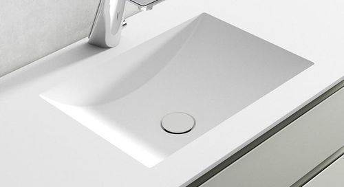 Built-in washbasin - SIENA - Kyrya Group - ceramic / rectangular / 1-hole