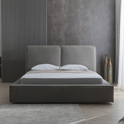 Double bed - Vogue - FPM TUTTOMOBILI - contemporary / upholstered / with headboard
