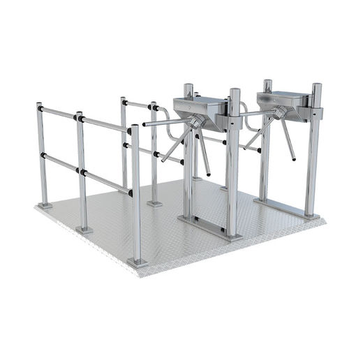 Tripod turnstile - AKT - SKIPASS - Aktuel Turnike - security / stainless steel / for public building