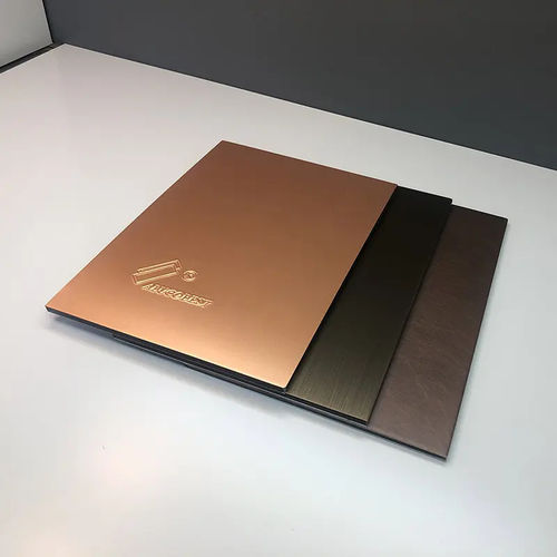 Cover composite panel - Shanghai Huayuan New Composite Materials Co.,Ltd. - for facade / copper / patina