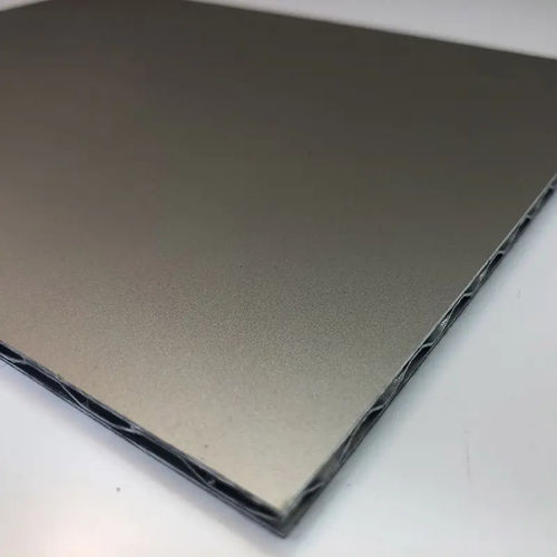 Facade composite panel - Shanghai Huayuan New Composite Materials Co.,Ltd. - fireproof / aluminum / corrugated