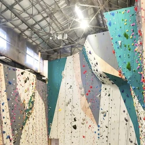 Fixed climbing wall - ST ETIENNE - ESCATECH - for public building / indoor