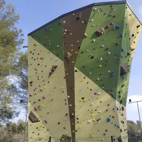 Fixed climbing wall - VALBONNE - ESCATECH - for public building / indoor