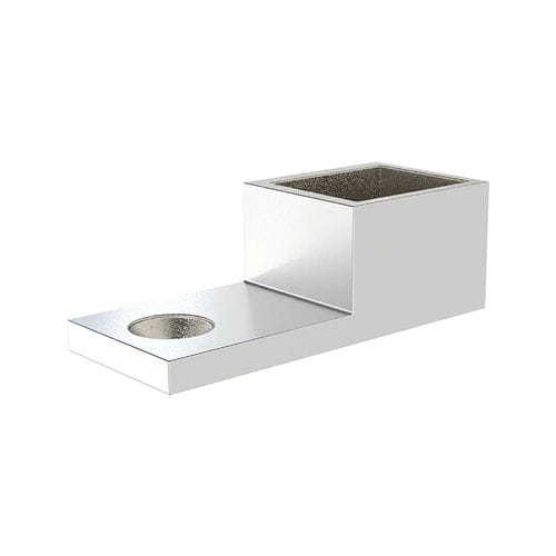 Handrail mounting bracket - LS-250 series - Shandong Aleader Machinery Manufacturing Co.,Ltd - rectangular / steel