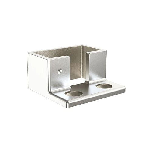 Handrail mounting bracket - LS-8041650 - Shandong Aleader Machinery Manufacturing Co.,Ltd - rectangular / steel