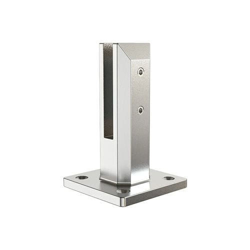 Stainless steel glass clamp - LS-CS series - Shandong Aleader Machinery Manufacturing Co.,Ltd - for patio / for balcony / for railing