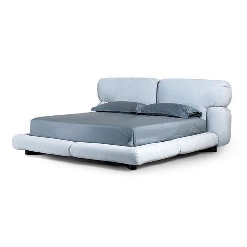Double bed - MAMI - HESSENTIA | Cornelio Cappellini - contemporary / upholstered / with headboard