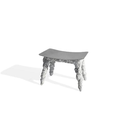 Industrial design stool - BLADE  - HESSENTIA | Cornelio Cappellini - metal / concrete base / handmade