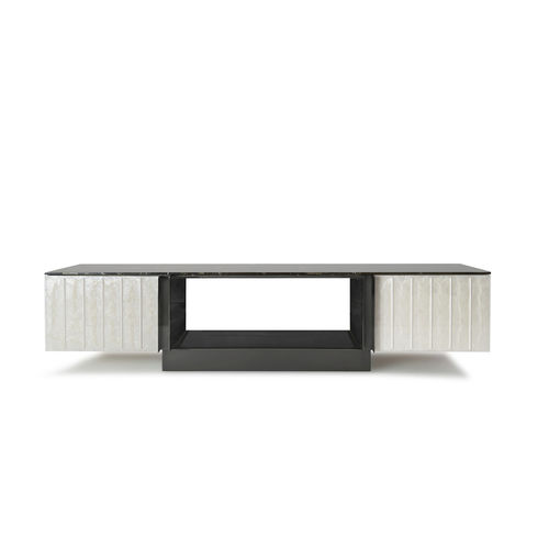 Contemporary sideboard - DOMINO  - HESSENTIA | Cornelio Cappellini - metal / marble / resin