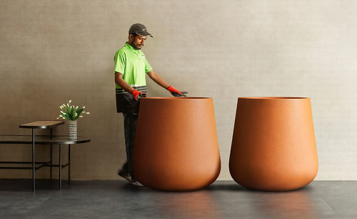 FRP garden planter - Nimo MS - Bonasila - fiberglass / outdoor / commercial