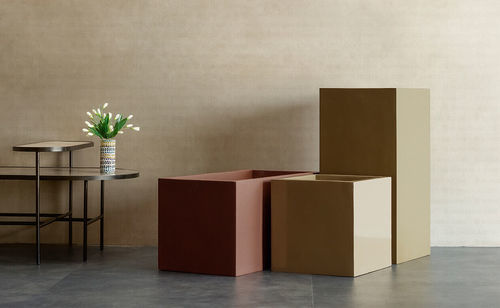 GRP planter - Rezelo-18 - Bonasila - glass-reinforced plastic / rectangular / lightweight