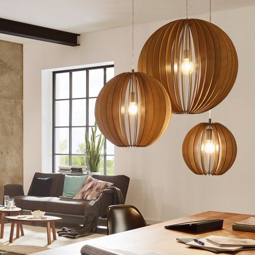 Pendant lamp - 32073 - Skapetze Lichtmacher - wooden / contemporary / corded