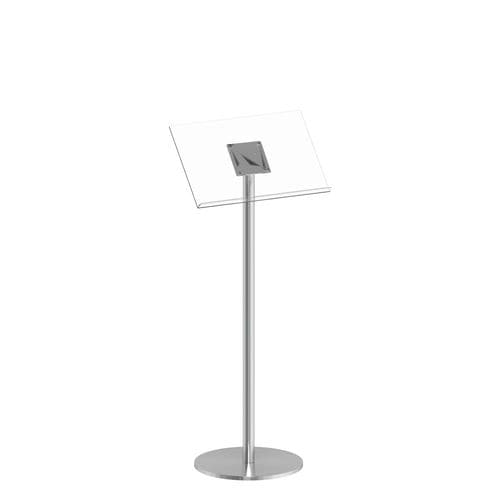 Free-standing brochure holder - Q EZI LECTERN - FEPRO - inox / acrylic ...