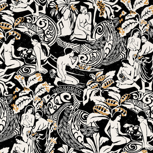 Upholstery fabric - DEMOISELLES IN/OUTDOOR FR - Aldeco Interior Fabrics - nature pattern / animal motif / floral
