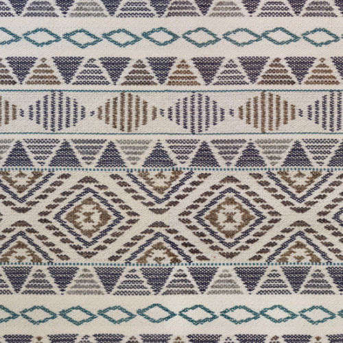 Upholstery fabric - INDIGÈNE   - Aldeco Interior Fabrics - geometric pattern / polyester / cotton