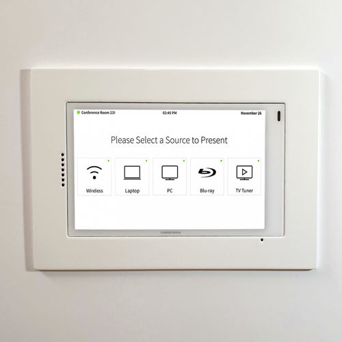 Wall-mounted touchscreen holder - 012-1-830 - Wall-Smart - commercial / home / contemporary
