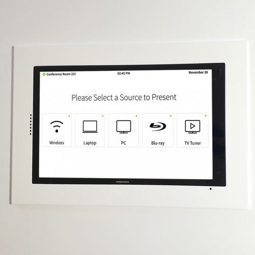 Wall-mounted touchscreen holder - 012-1-833 - Wall-Smart - commercial / home / contemporary