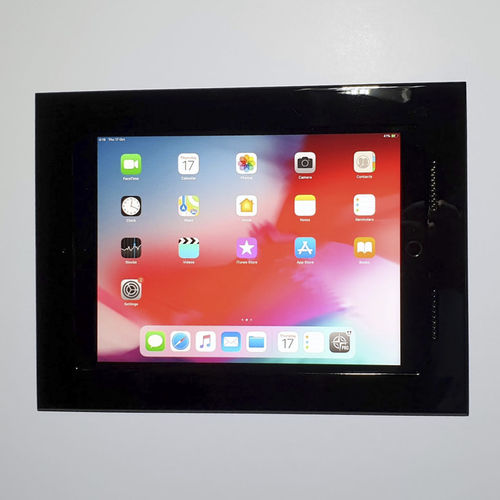 Wall-mounted iPad® holder - 002-1-616-BL - Wall-Smart - home / commercial / horizontal