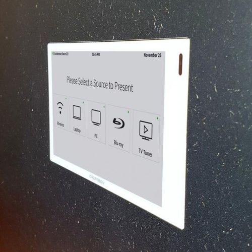Wall-mounted touchscreen holder - 012-1-828 - Wall-Smart - commercial / home / contemporary