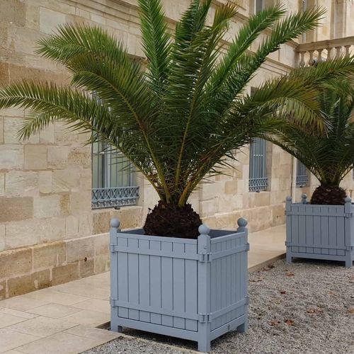 Wooden Versailles planter - GRANDS DOMAINES - Edmond & Fils - rectangular / traditional / for public space