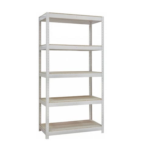 Contemporary shelf - ST-4/1МD-10 - PJSC UHL-MASH - wooden / powder-coated steel / white