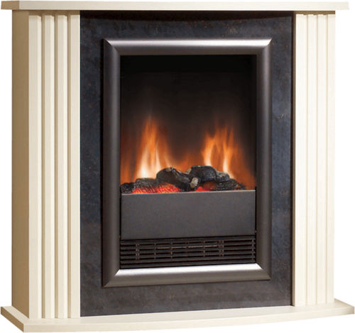 Electric fireplace - MOZART CREAM - Dimplex - floor-mounted / wall / Single-sided