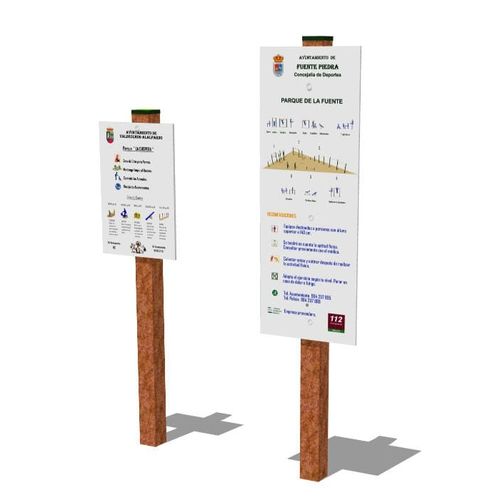 Agility information panel - DUAGCP-12 - DEPORTES URBANOS - for dogs / for dog park