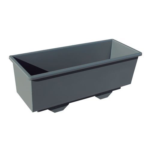Galvanised steel planter - DUMUJA-03 - DEPORTES URBANOS - rectangular / high-resistance / contemporary
