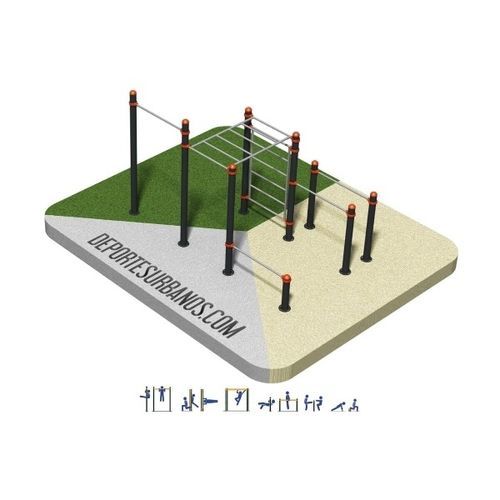 Public space street workout park - DUCG-2001 - DEPORTES URBANOS - for sports activities / for sports facility / for university