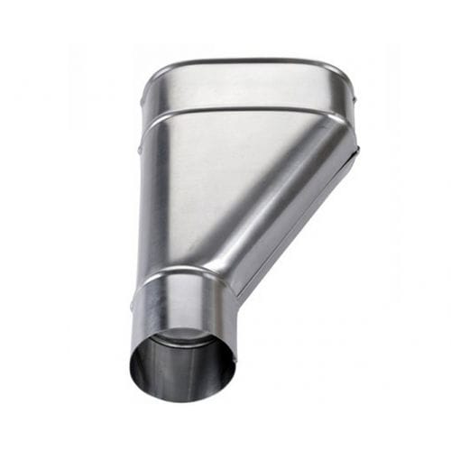 Zinc roof gutter BRANZN80 BricoToiture