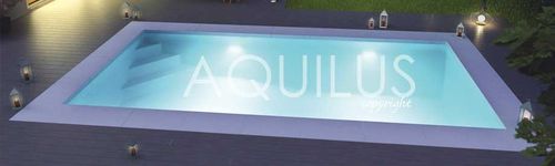 Wall swimming pool - DOOPLEX - AQUILUS PISCINES - outdoor / in-ground / steel