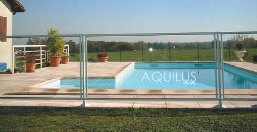 Protective barrier - AQUILUS PISCINES - fixed / glass / pool