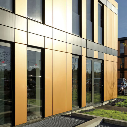 Corrugated sheet metal - AUTHENTIC - ArcelorMittal Building Solutions - ribbed / galvanized steel / colored