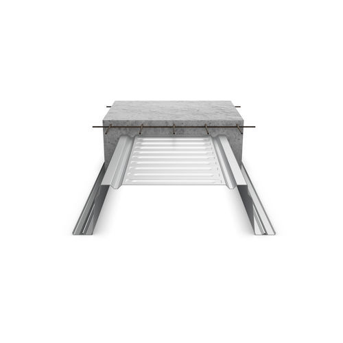 Composite structural floor - COFRAPLUS® 220 - ArcelorMittal Building Solutions - prefab / galvanised steel