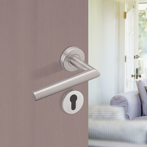 Door handle - Linox - Vachette - brushed stainless steel / contemporary / home