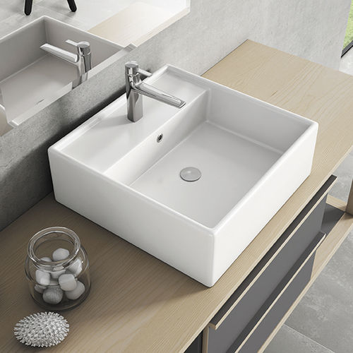 Countertop washbasin - CONCEPT - Visobath - ceramic / 1-hole / without ...