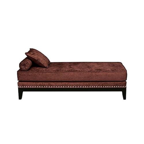 Traditional daybed - VSF626 - Voila Spanish Furniture S.L. - fabric / solid wood / wooden base
