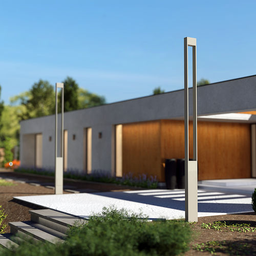 Urban pole light - GALATA - Light34 Lighting - garden / contemporary / extruded aluminum