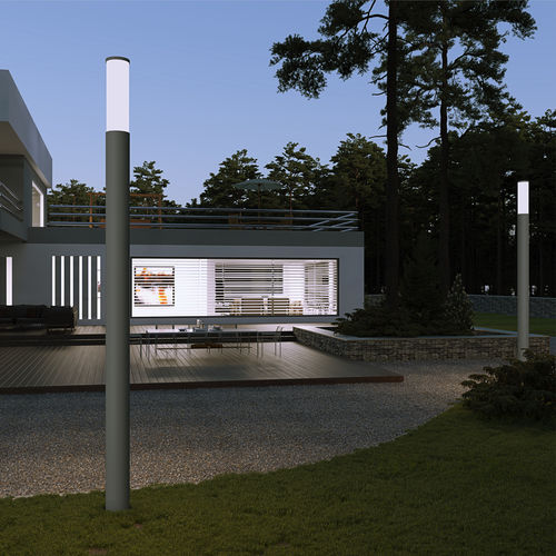 Urban pole light - CIRCULAR - Light34 Lighting - garden / contemporary / aluminum