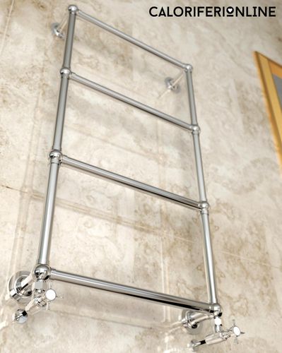 Hot water towel radiator - RETRÒ II  - CaloriferiOnline - electric / 0...500 w / traditional
